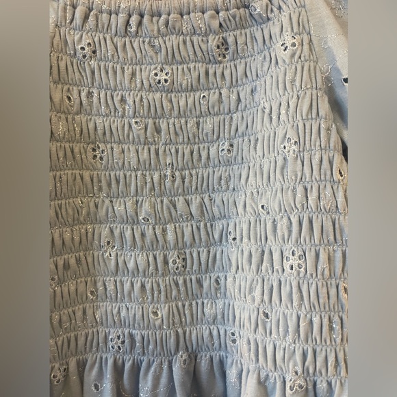 Speechless Kids Girls Blouse Baby Blue Size Small - Picture 6 of 6